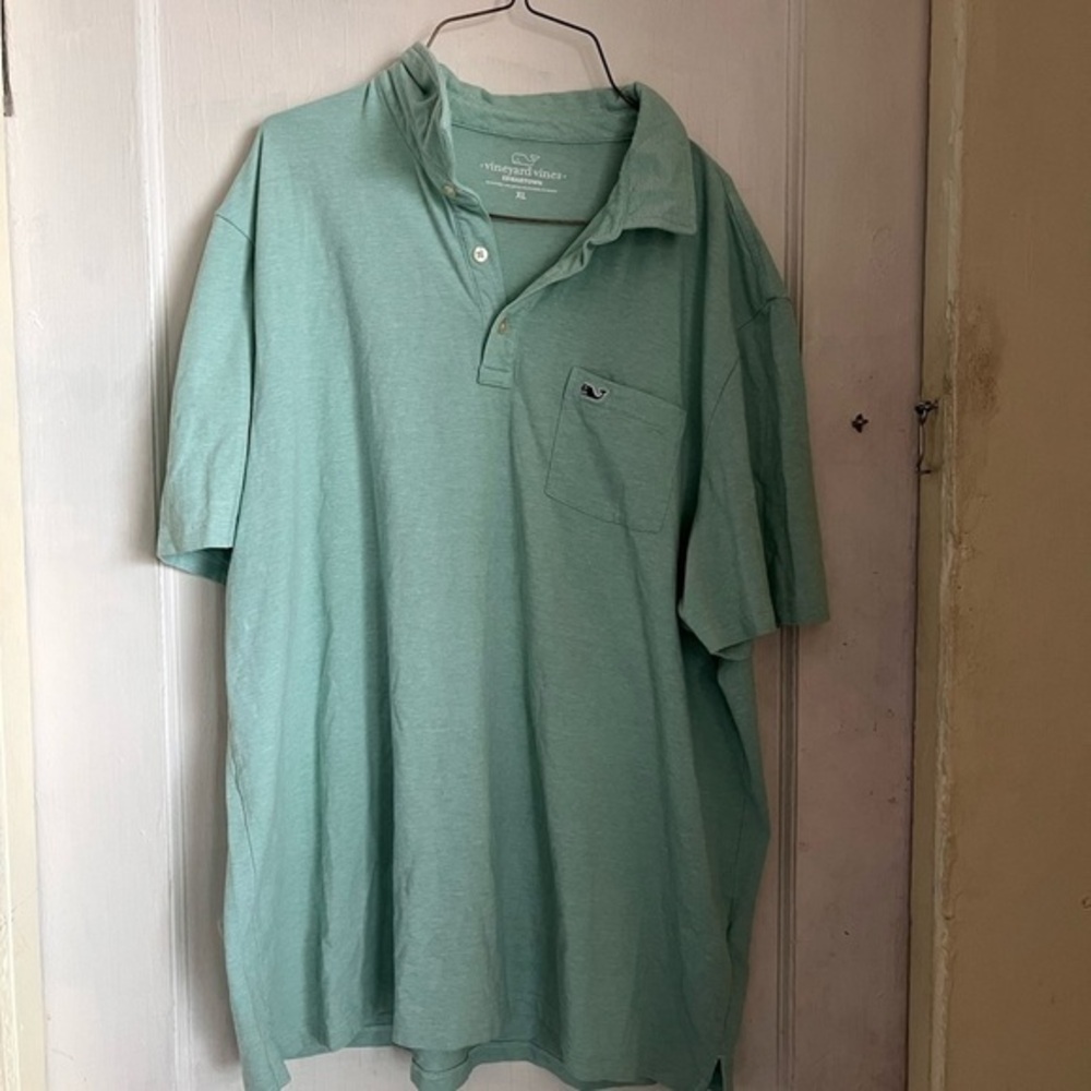 Vineyard Vines Golf Polo Teal XL